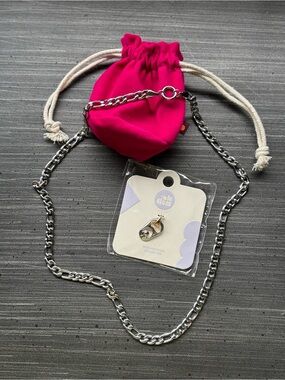 Silver Figaro Chain with removable Soda Tab Charm
